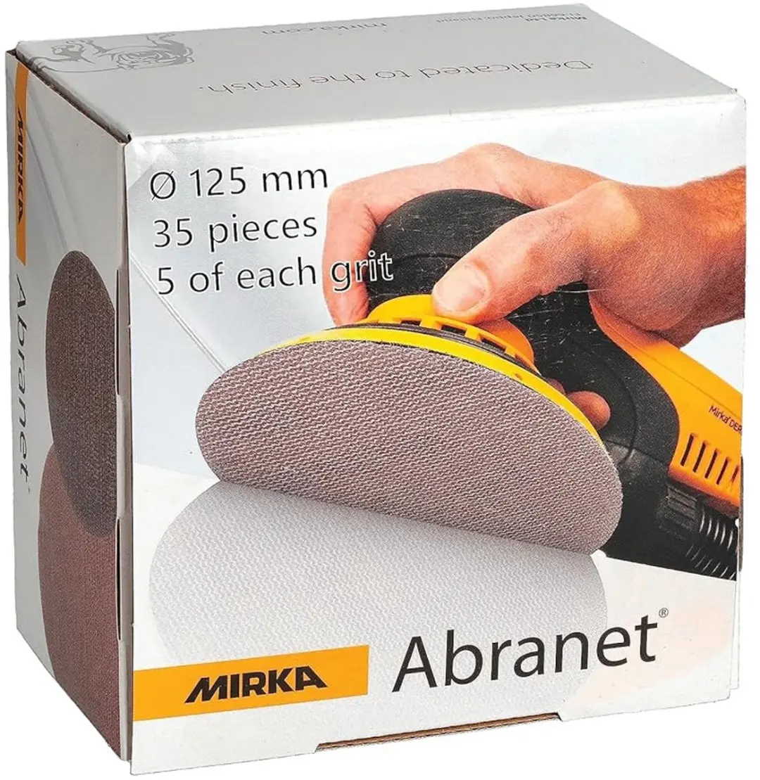 Mirka Abranet Net Schuurschijven Mix-Pack 35 Stuks - Ø125mm