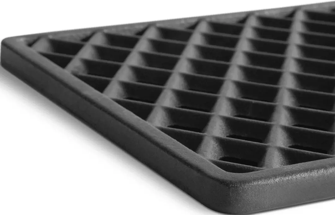 Burnhard Sear Grate 943352 Gietijzeren Bakplaat - 41,5x23,5cm - Zwart