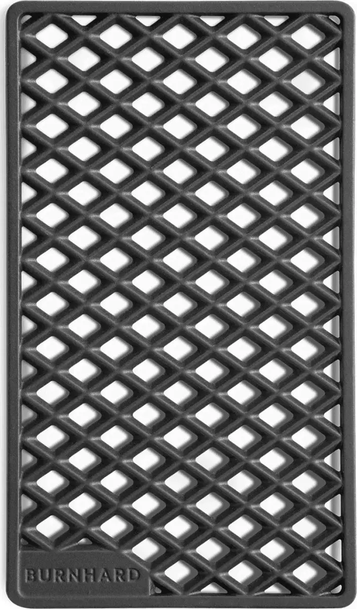 Burnhard Sear Grate 943352 Gietijzeren Bakplaat - 41,5x23,5cm - Zwart