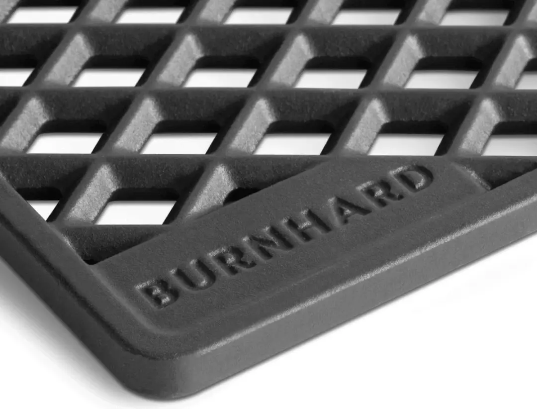 Burnhard Sear Grate 943352 Gietijzeren Bakplaat - 41,5x23,5cm - Zwart