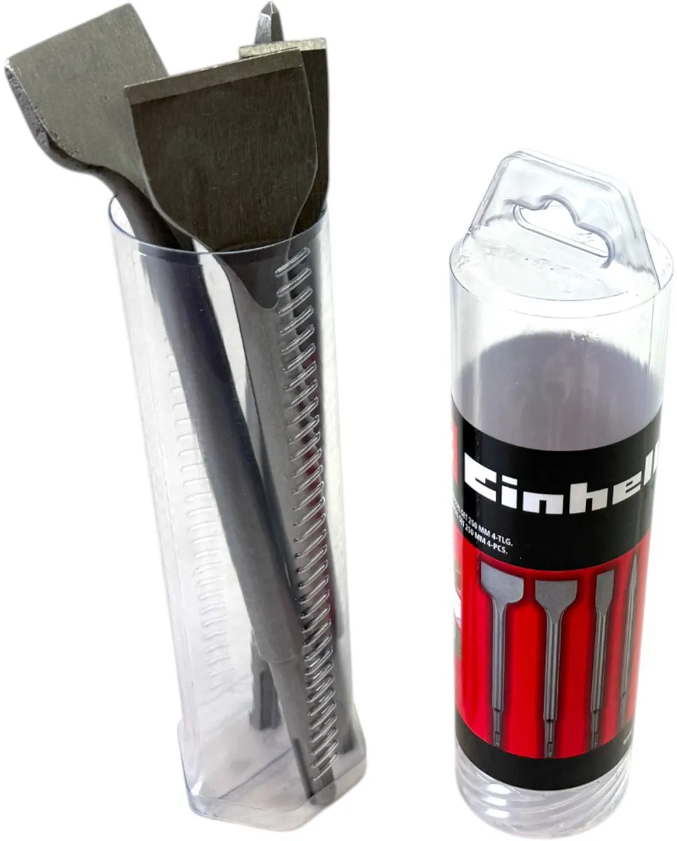 Einhell SDS Plus 4-delige beitelset 250mm - 4 stuks