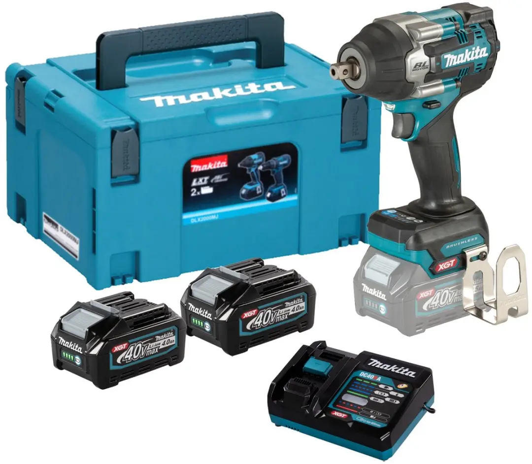 Makita TW008GM201 Accu Slagmoersleutel 40V - 2x 4,0 Ah + Lader