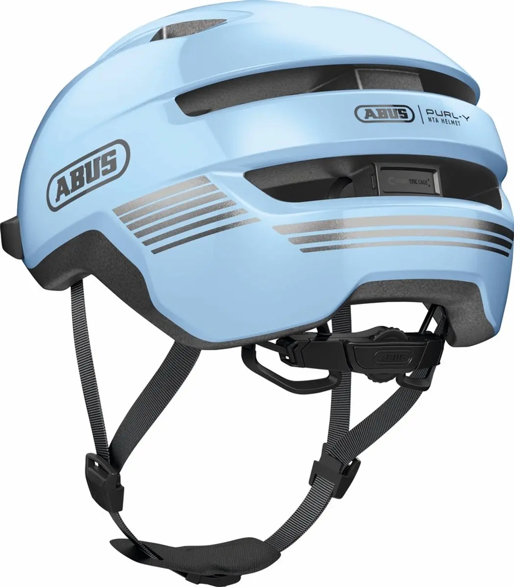 ABUS PURL-Y Iced Blue Fietshelm M - 54-58cm - NTA-8776 - afbeelding 5 van 6