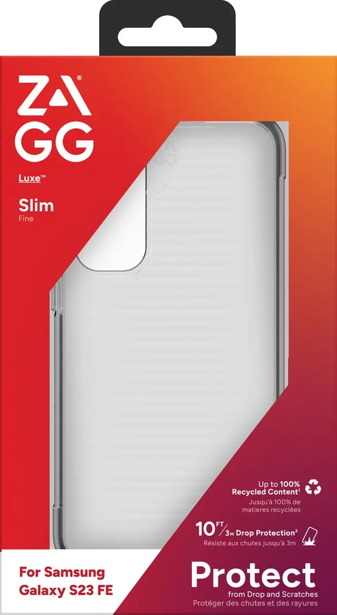 ZAGG Luxe Backcove Hoesje 702312738 - Transparant