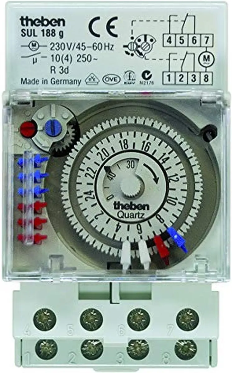 Theben SUL 188 G Analoge Schakelklok