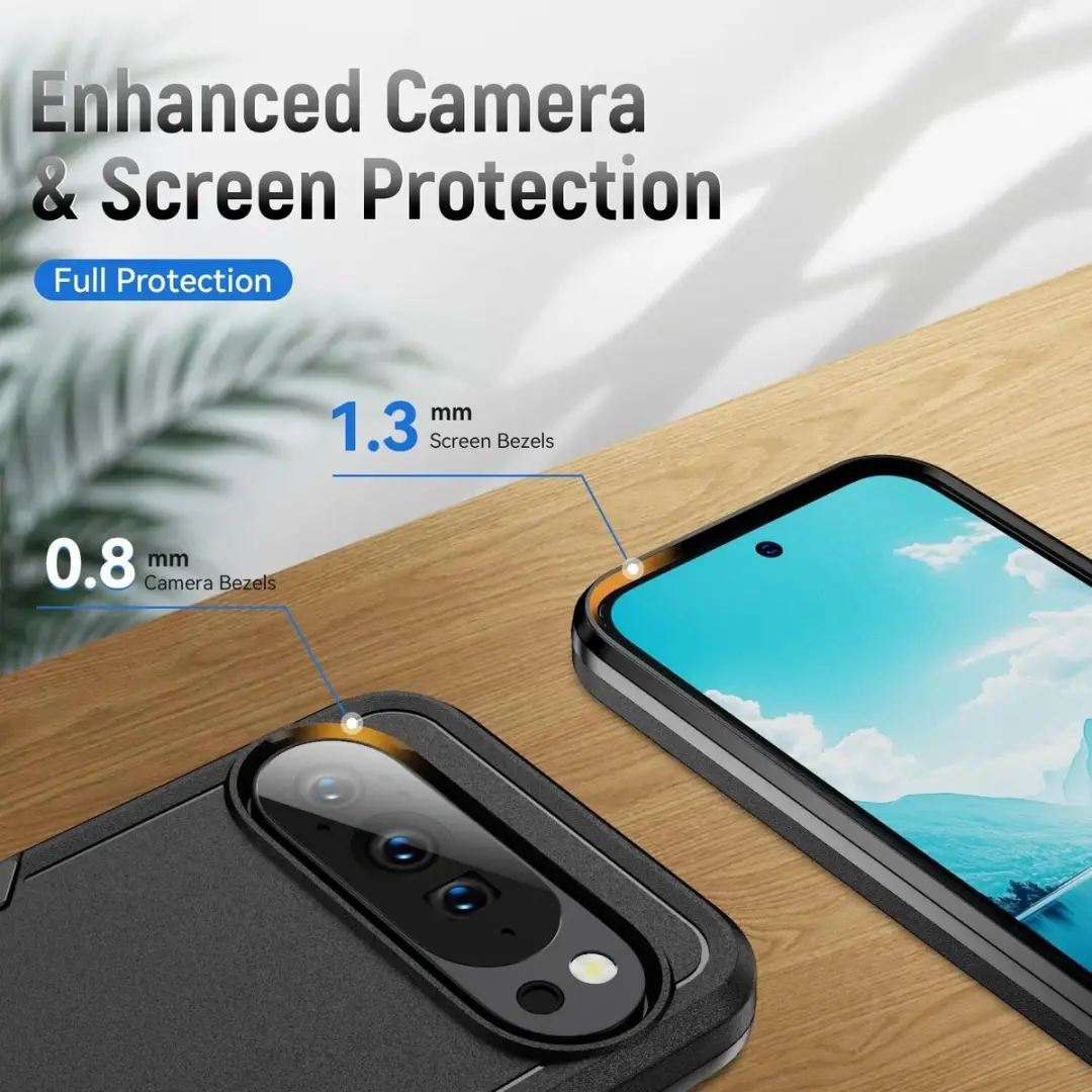 Selected Back Cover Google Pixel 11/11 Pro Rugged Hoesje - Zwart