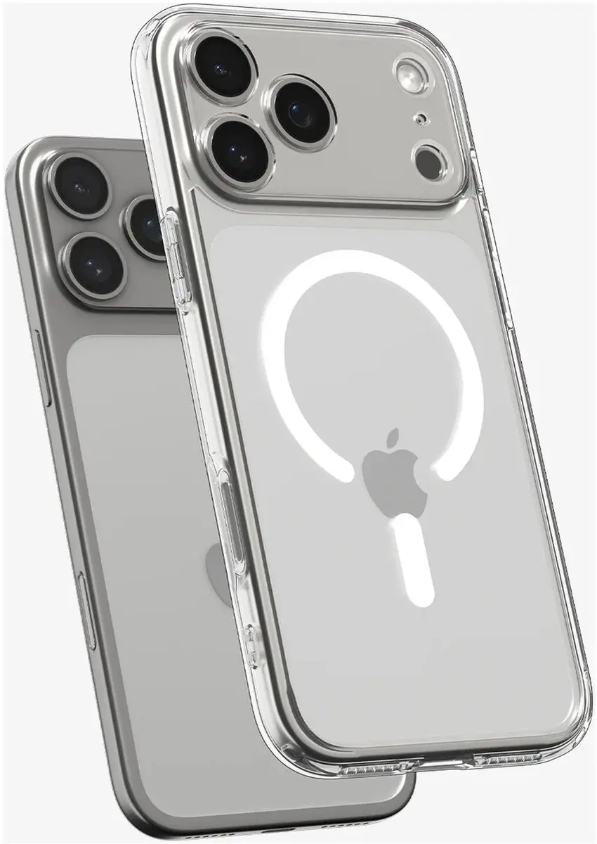 Spigen Ultra Hybrid MagFit ACS10066 Hoesje - iPhone 17 Pro - Transparant Wit