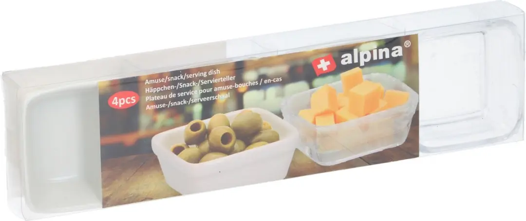 Alpina Serveerschaaltjes Amuse/ Tapas - 8 Stuks Wit