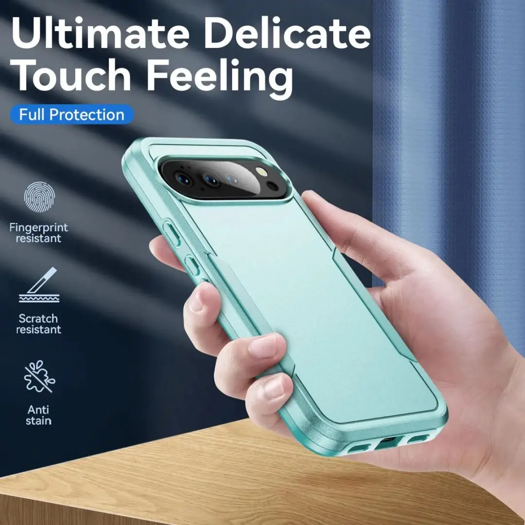 Selected Back Cover Rugged Hoesje Google Pixel 11 Pro XL - Groen