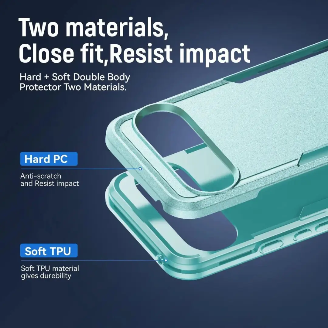Selected Back Cover Rugged Hoesje Google Pixel 11 Pro XL - Groen - afbeelding 6 van 6