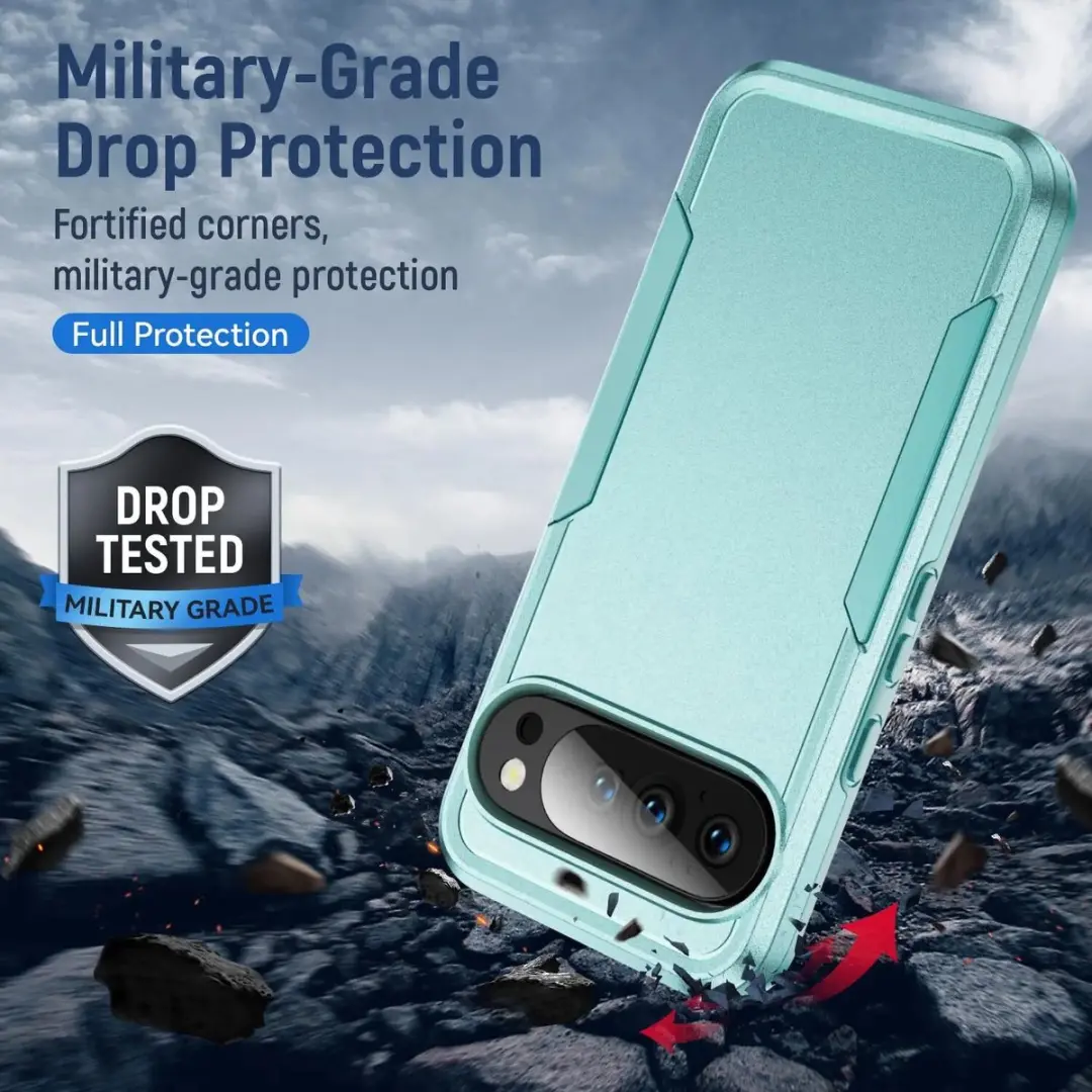 Selected Back Cover Rugged Hoesje Google Pixel 11 Pro XL - Groen