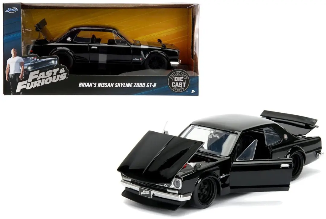 Jada Fast & Furious 1971 Nissan Skyline 1:24 - Multikleur