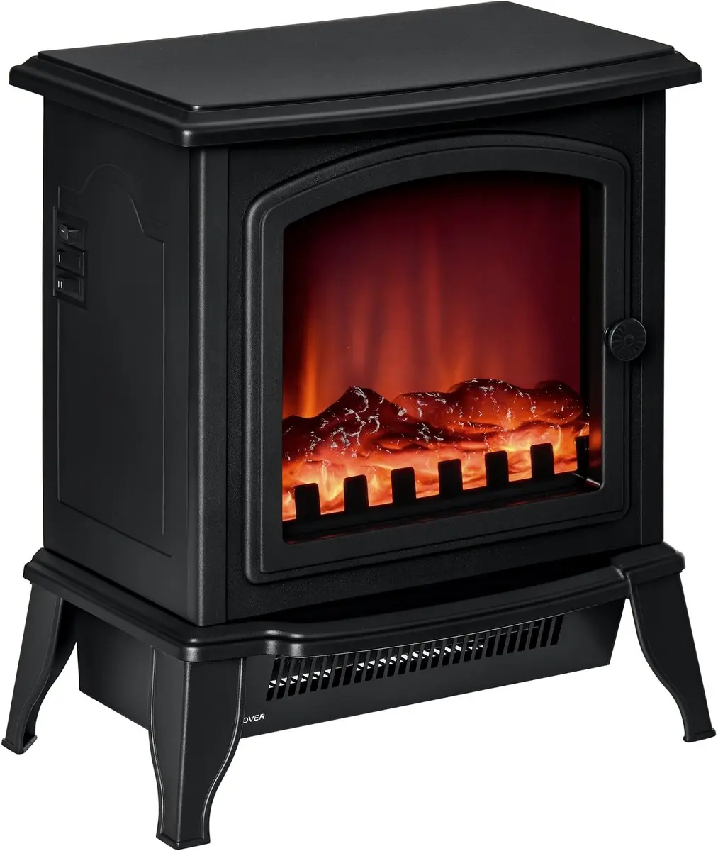 Homcom Elektrokamin Hartglas 2000W