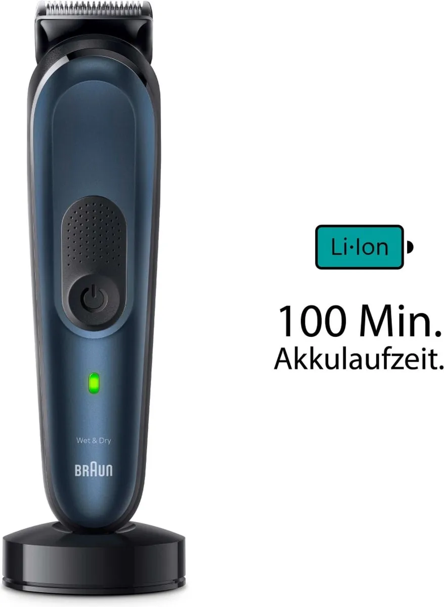 Braun MGK7421 Baardtrimmer - 10 Opzetstukken - Zwart