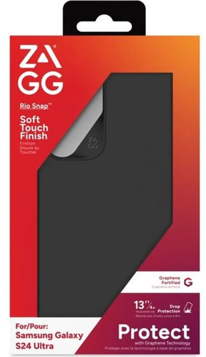 Gear4 Rio Snap Backcover Samsung Galaxy S24 Ultra - Zwart