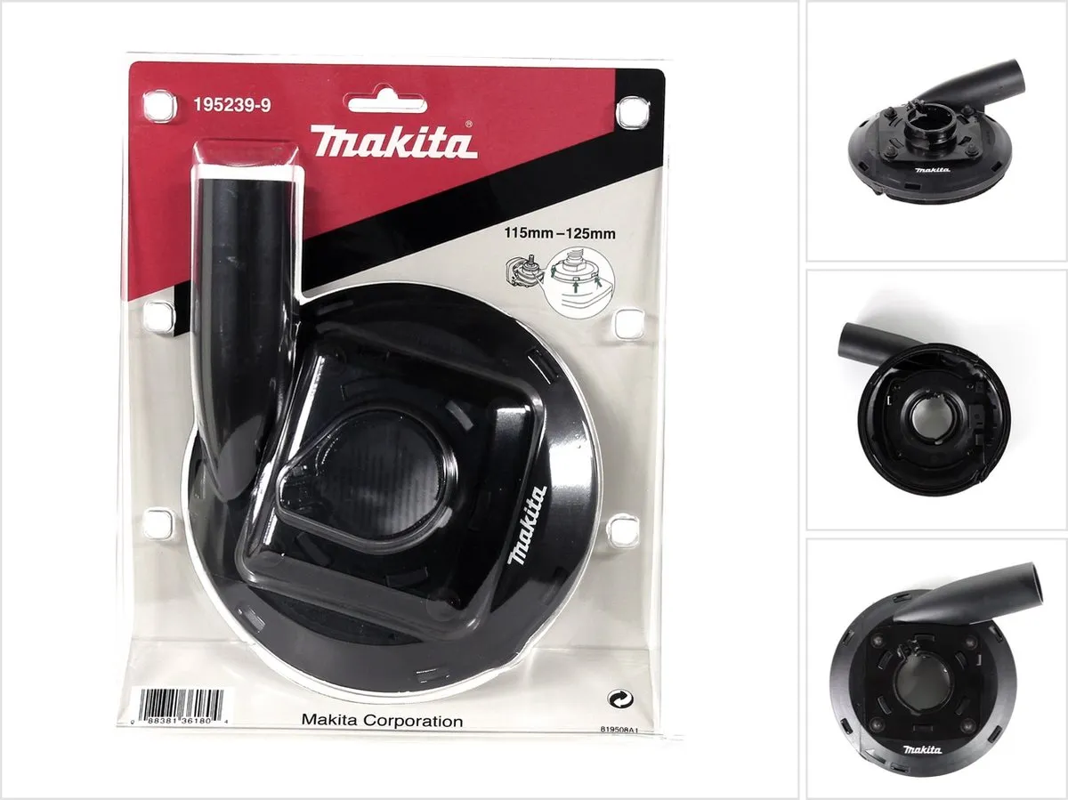 Makita 195239-9 Afzuigkap Komschijf - 115/125mm - afbeelding 3 van 6