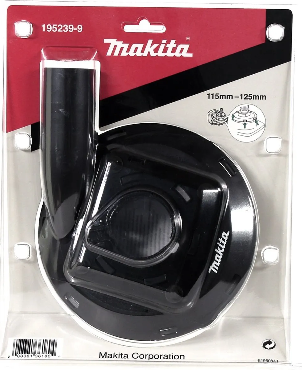 Makita 195239-9 Afzuigkap Komschijf - 115/125mm - afbeelding 4 van 6