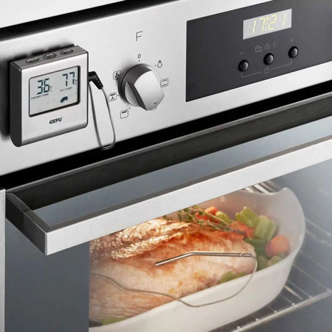 GEFU TEMPERE Digitale Keukenthermometer 250°C - Grijs