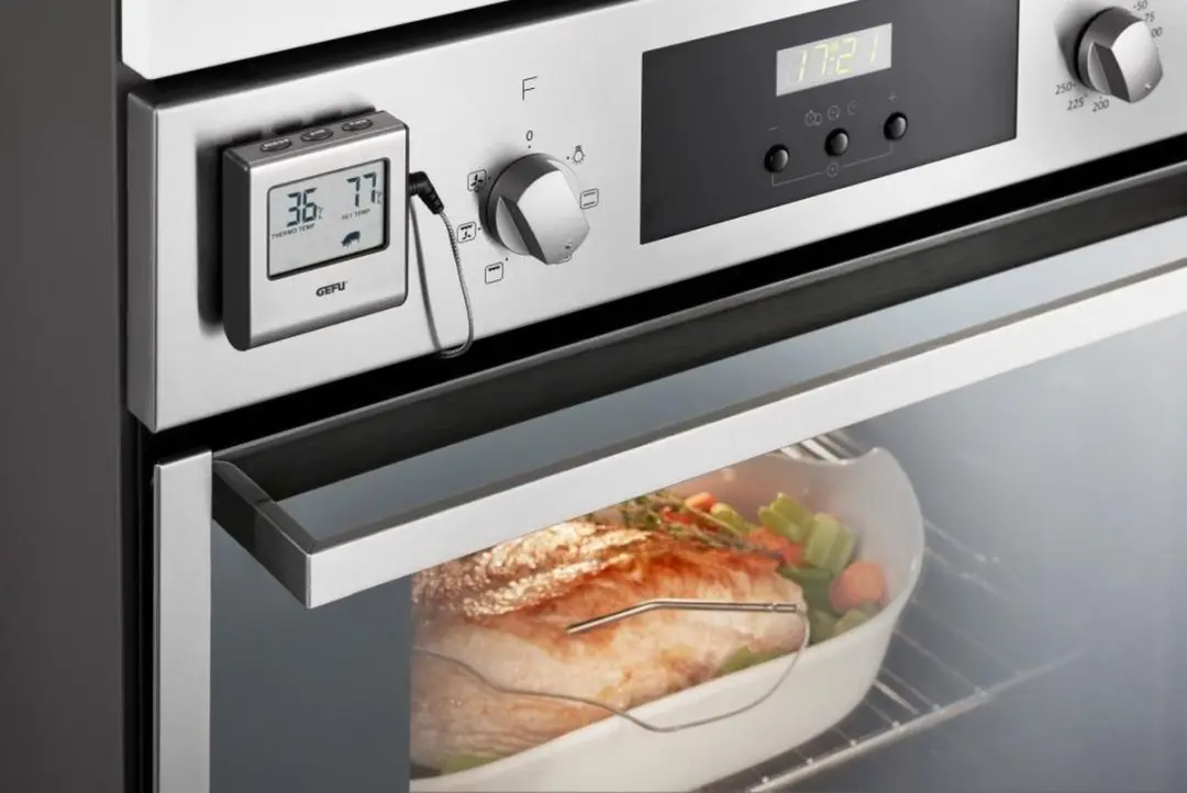 GEFU TEMPERE Digitale Keukenthermometer 250°C - Grijs