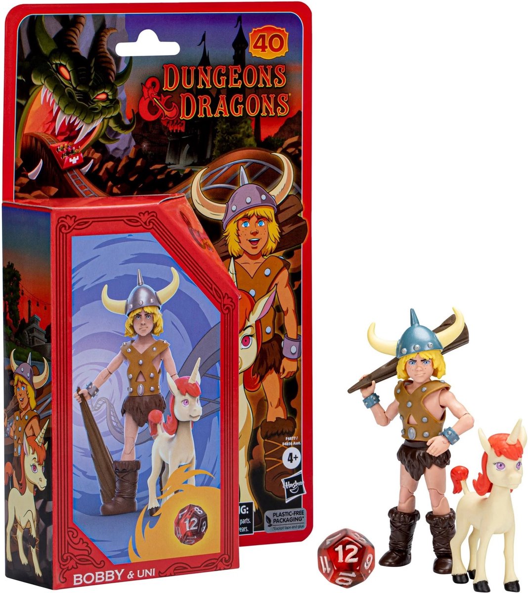 Hasbro Dungeons & Dragons Actiefiguur Bobby & Uni 15 cm Multicolours