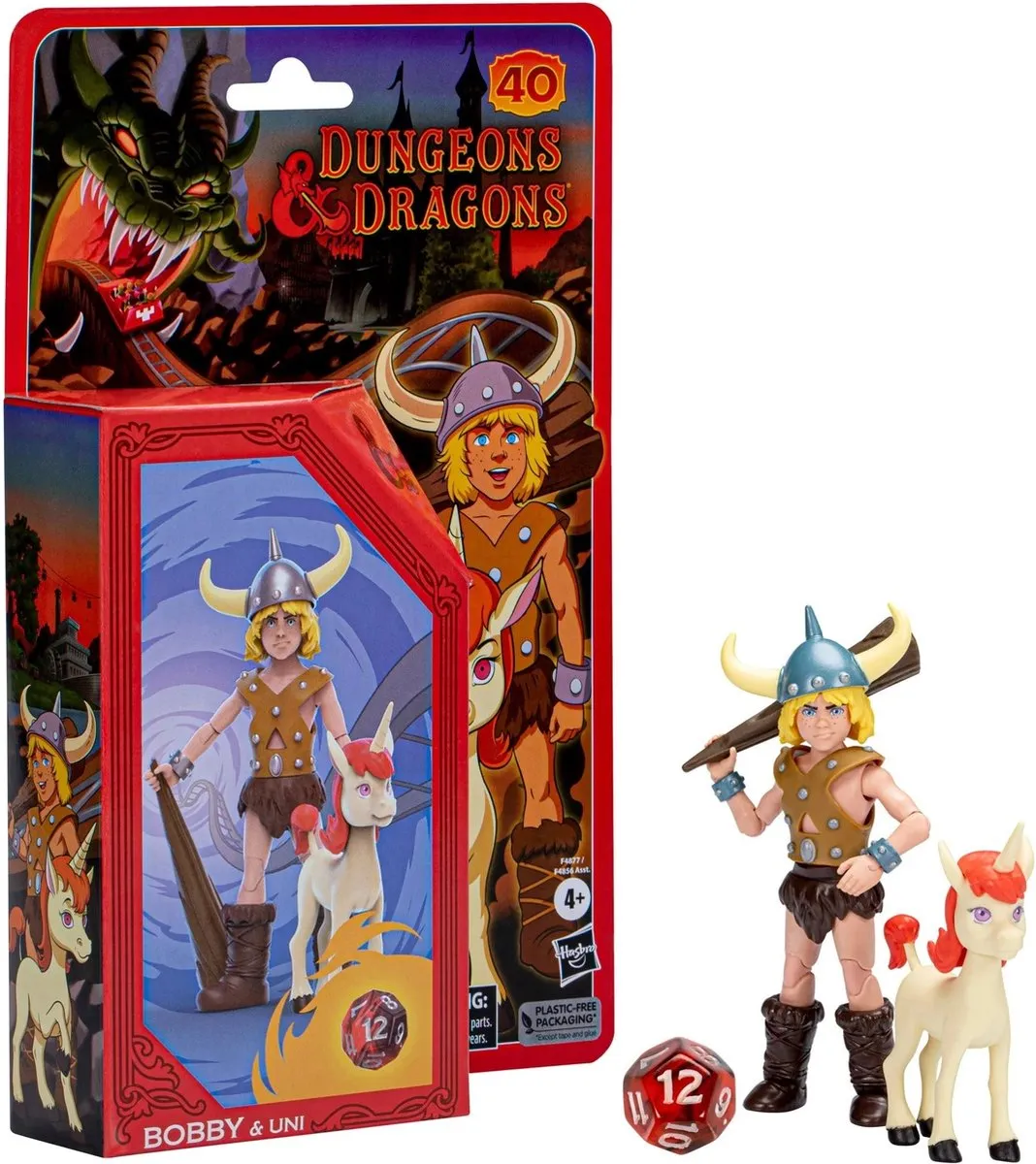 Hasbro Dungeons & Dragons Bobby & Uni Actiefiguur 15cm