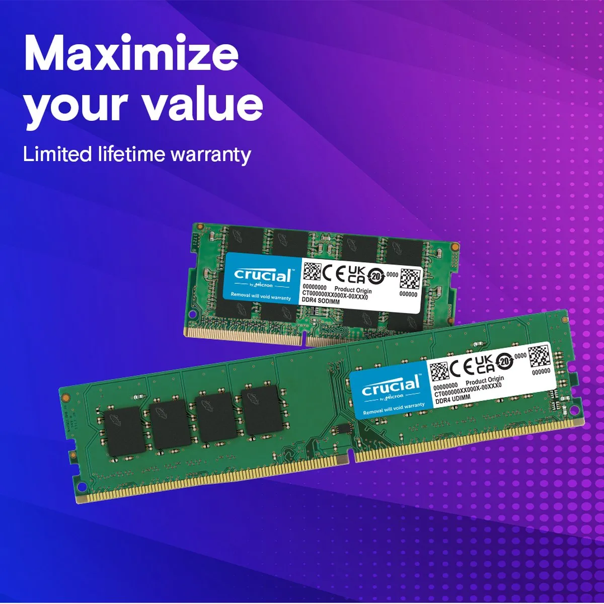 Crucial CT16G4DFRA32A DDR4 RAM 16GB 3200MHz