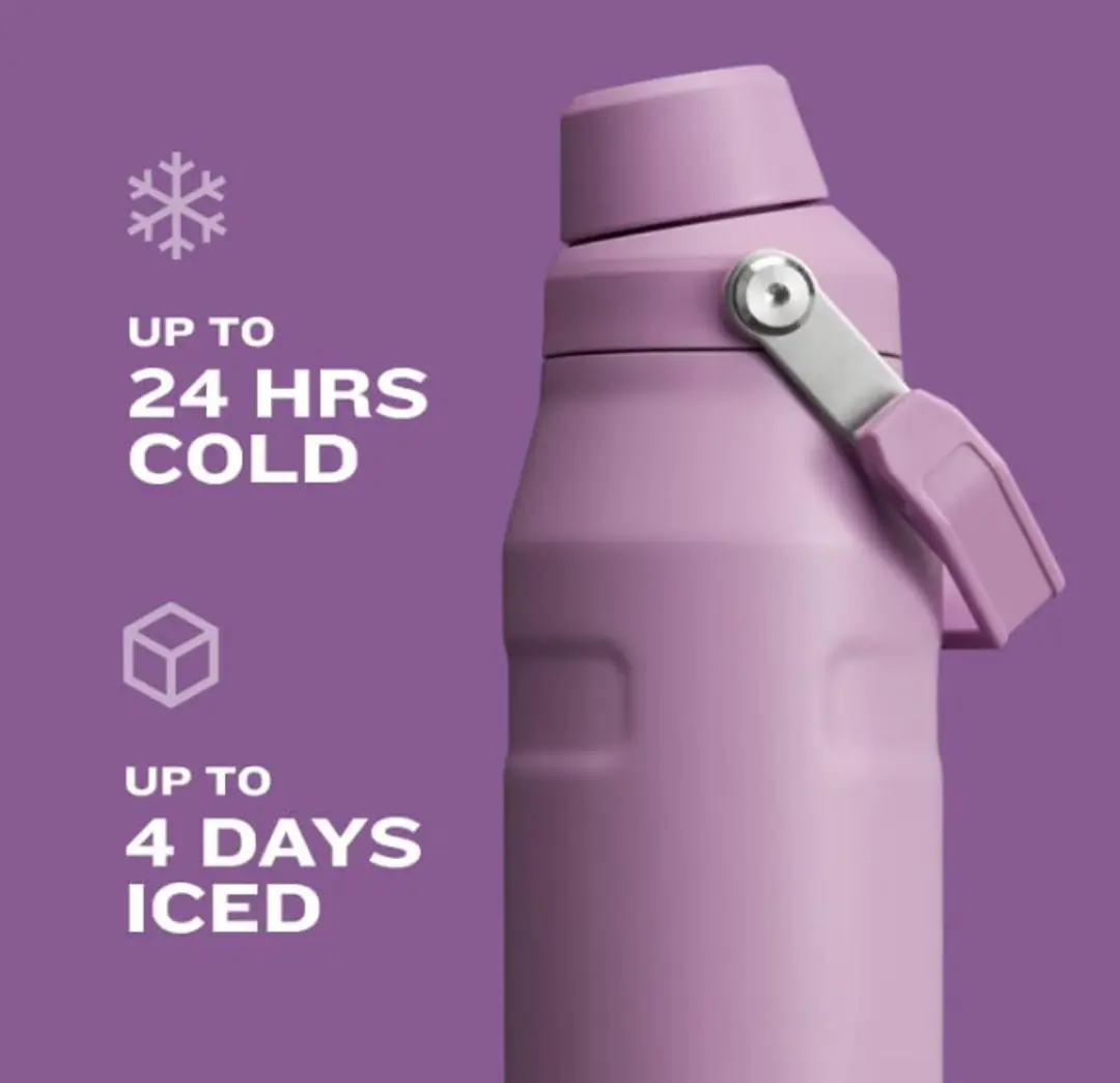 Stanley IceFlow Flip Straw 2.0 Waterfles 1L - Rose Quartz Glimmer