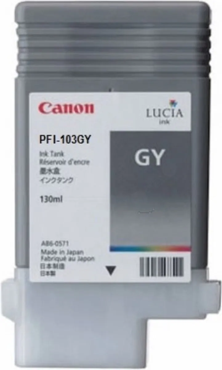 Canon PFI-103GY Inktcartridge Grijs
