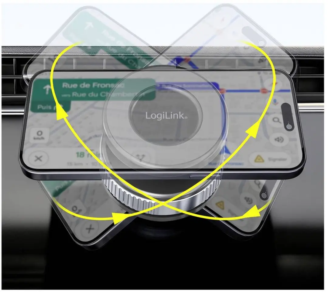 Logilink AA0197 Smartphone-standaard - Zwart