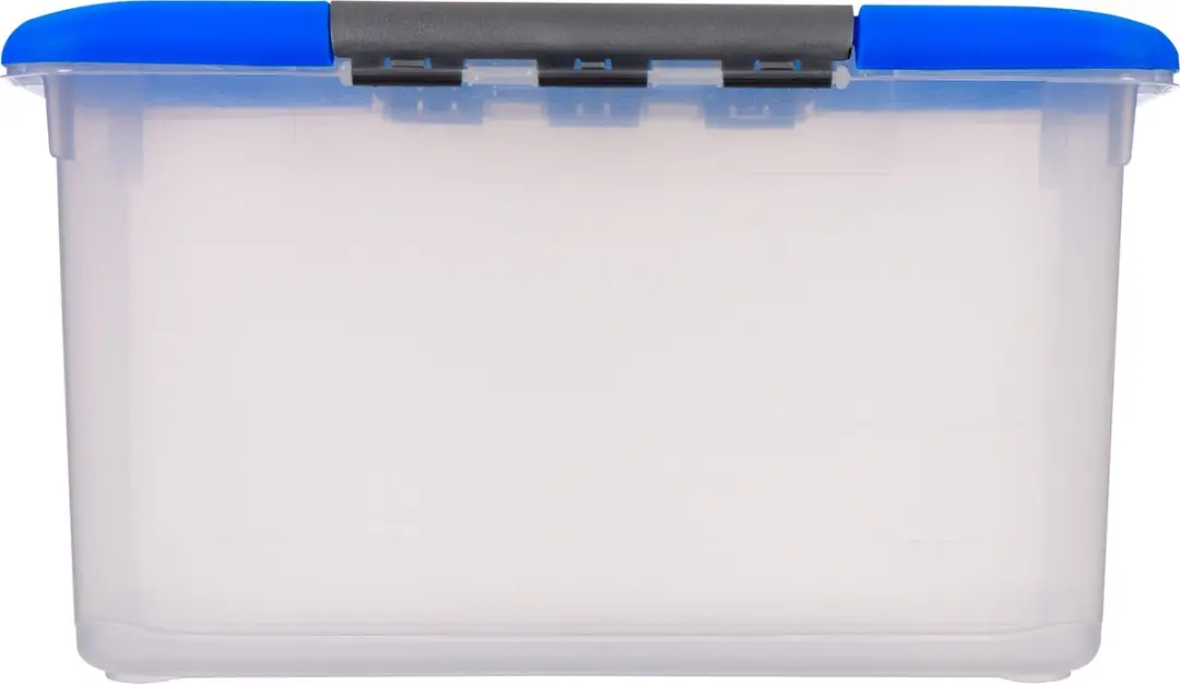Curver Optima Opbergbox 30L - Transparant/Blauw