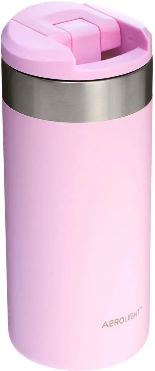 Stanley Transit Mug 350ml - Roze Roestvrijstaal