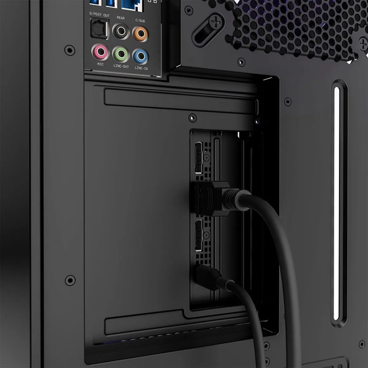 NZXT AB-RH175-B1 Vertical GPU Mount - Zwart
