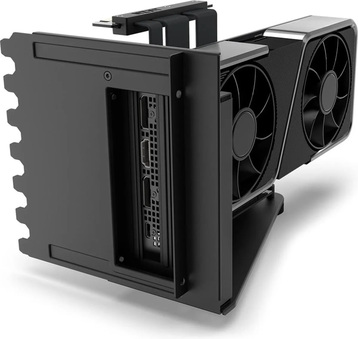 NZXT AB-RH175-B1 Vertical GPU Mount - Zwart
