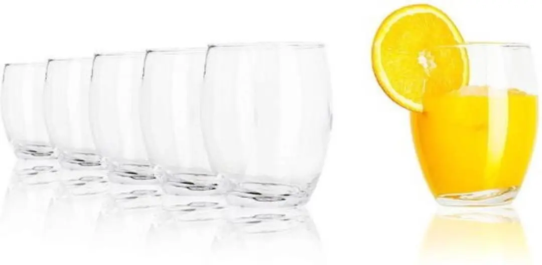 Alpina Waterglazen 350ml - 6 Stuks - Transparant