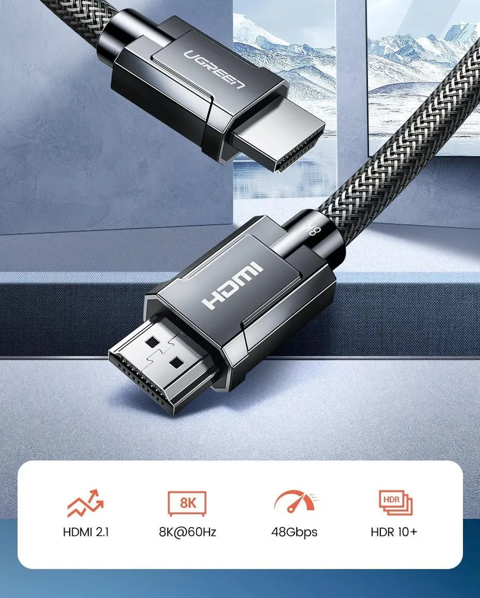 UGREEN HDMI 2.1 Kabel 8K 60Hz 1m
