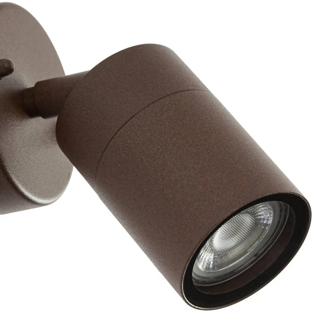 PRIOS Wandlamp Buiten 1 Lichtpunt GU10 - Roest