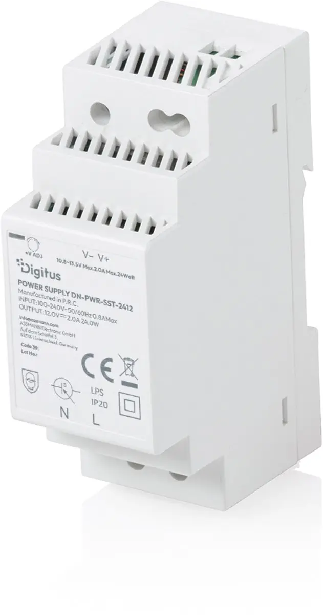 Digitus DN-PWR-SST-2412 DIN-rail Netvoeding 12V 2A