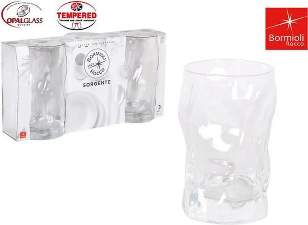 Bormioli Rocco Sorgente Tumbler Set - 3 Stuks 45,5cl