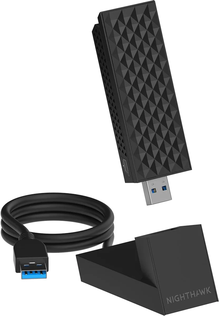 Netgear Nighthawk A9000 BE6500 WiFi 7 Adapter - Tri-band - Zwart