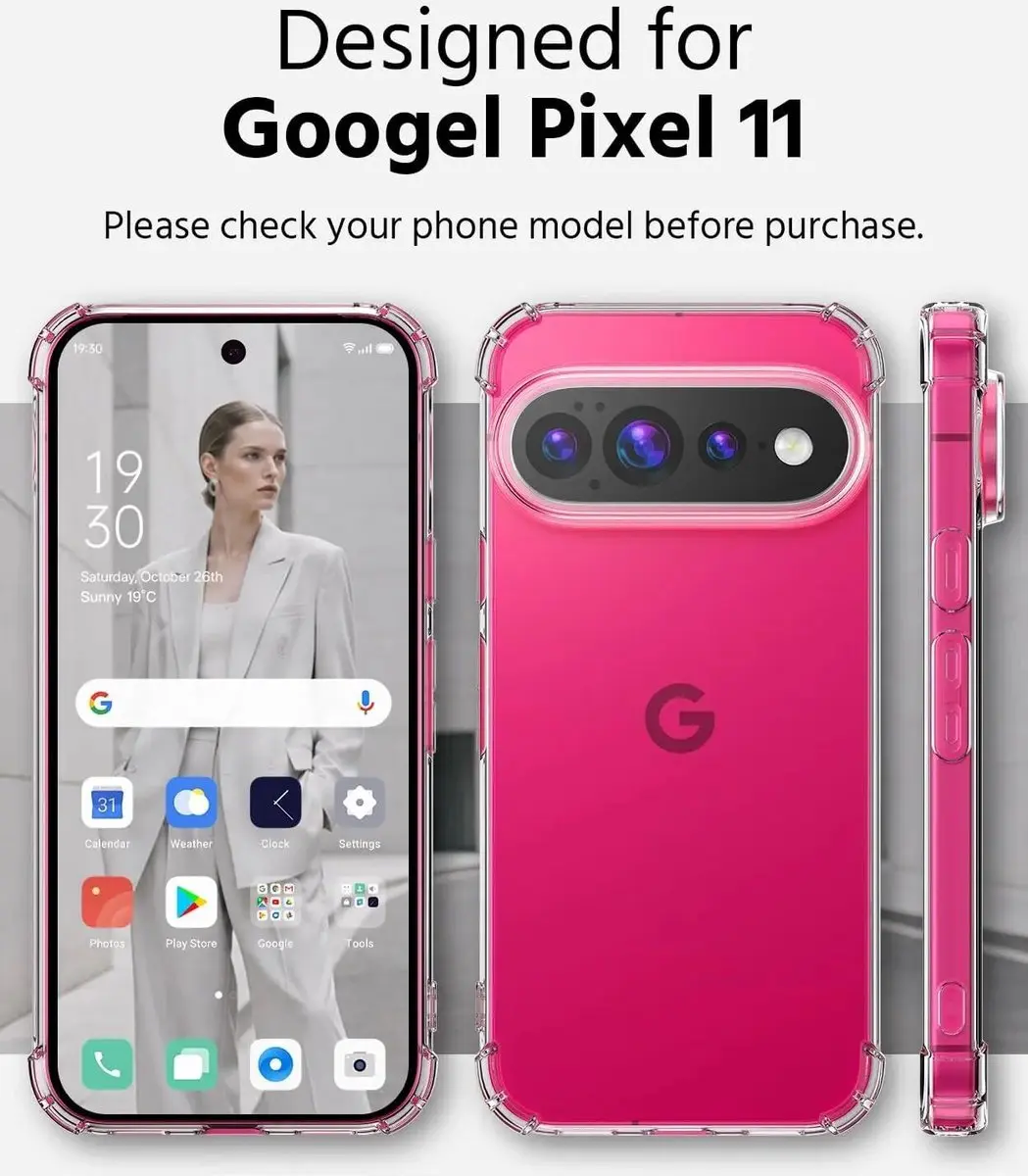 Selected Transparant Hoesje Google Pixel 11 - Schokbestendig