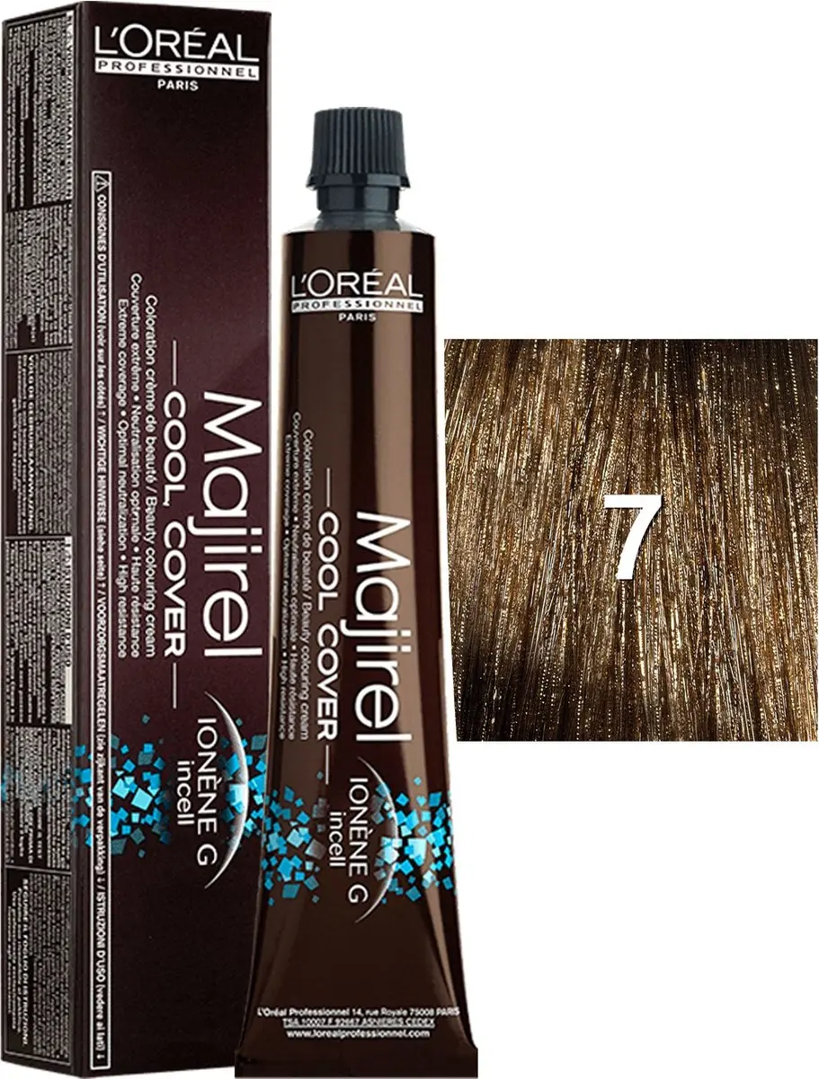 L'Oréal Paris Majirel Cool Cover Nº7 Permanente Kleur 50ml