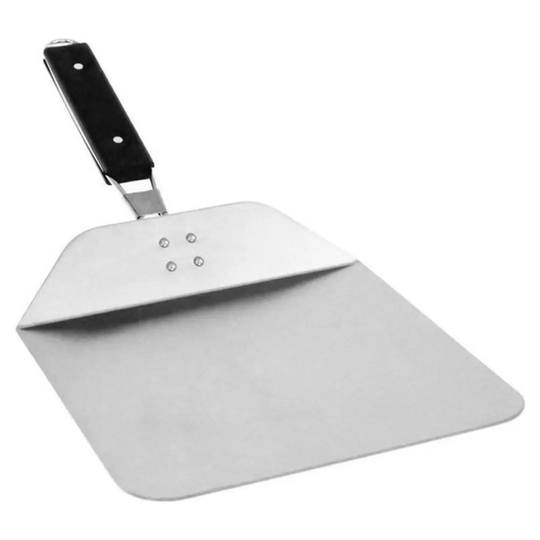 Alpina Inklapbare Pizzaschep & Pizzasnijder RVS - Zilver