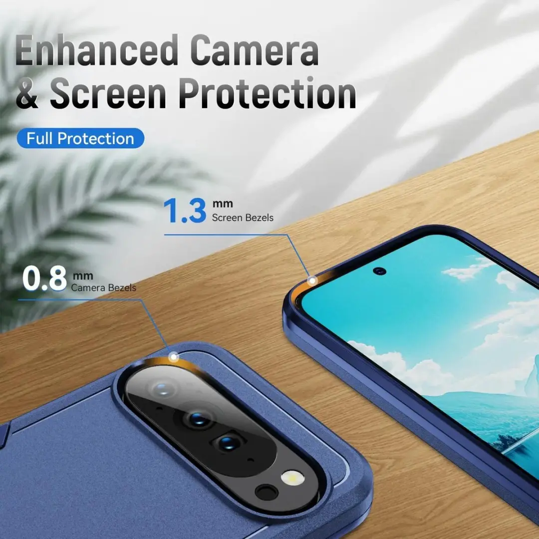 Selected Back Cover Google Pixel 11 Pro XL Blauw - Rugged Hoesje