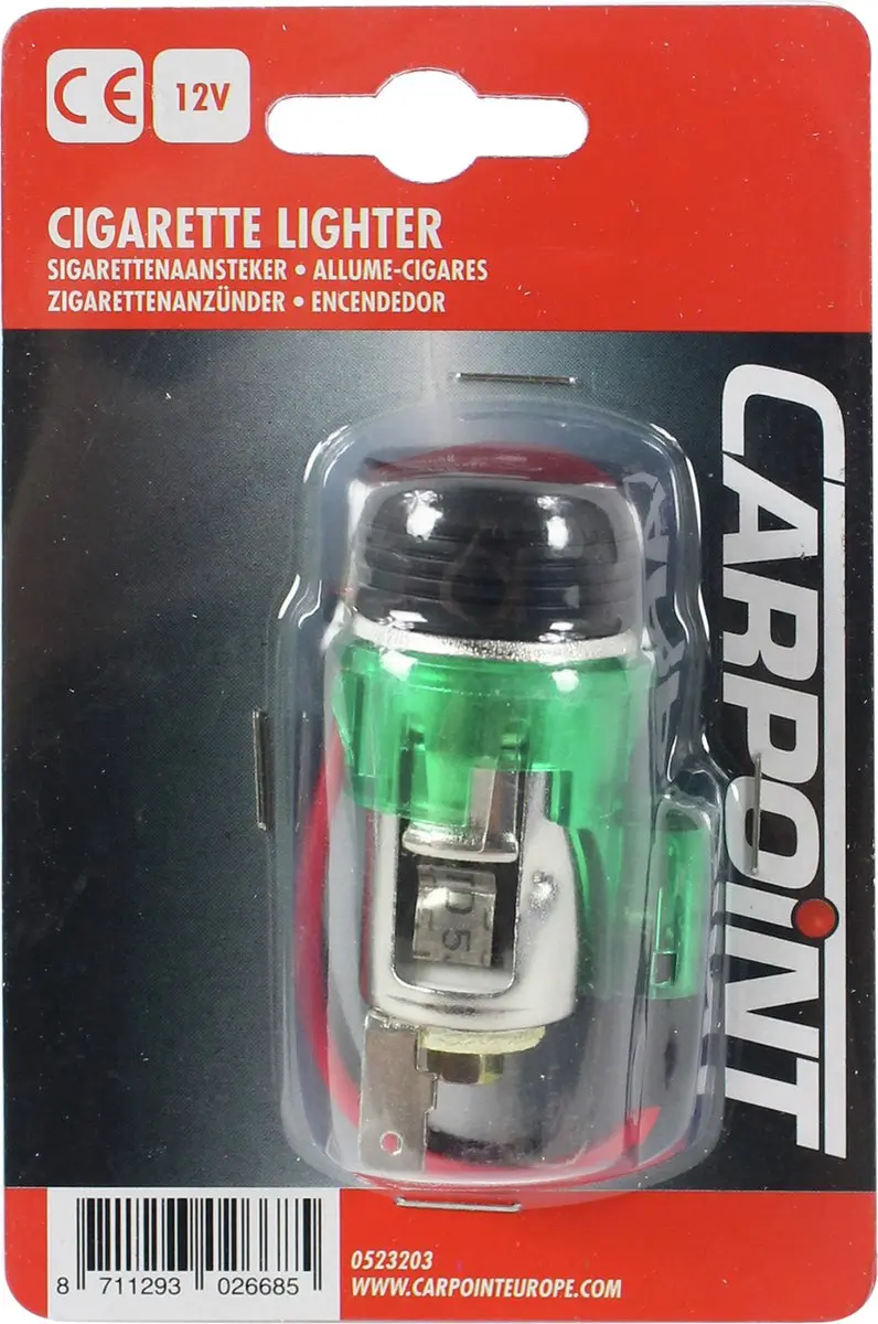 Carpoint Auto Aansteker 12V - Wit
