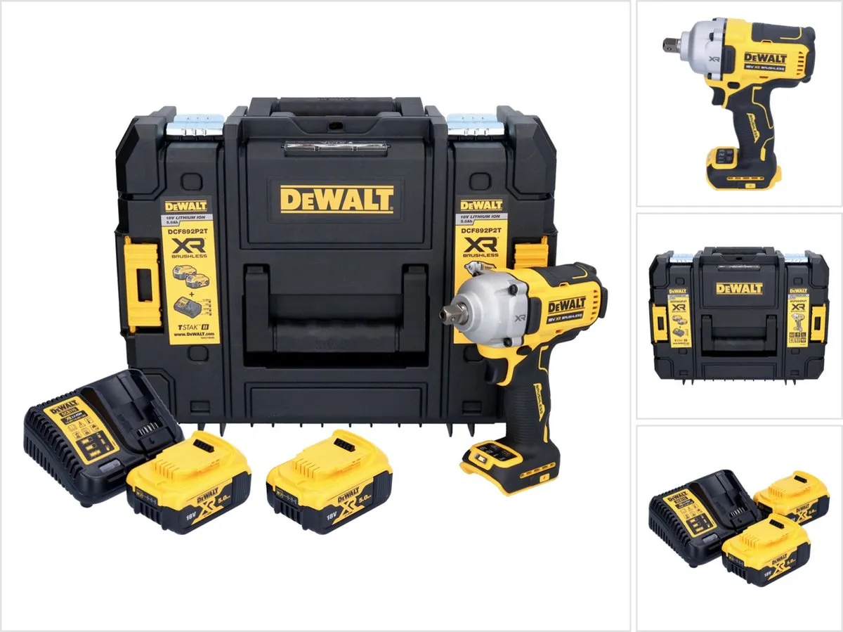 DeWalt DCF 892 P2T Accu-slagmoersleutel 813Nm