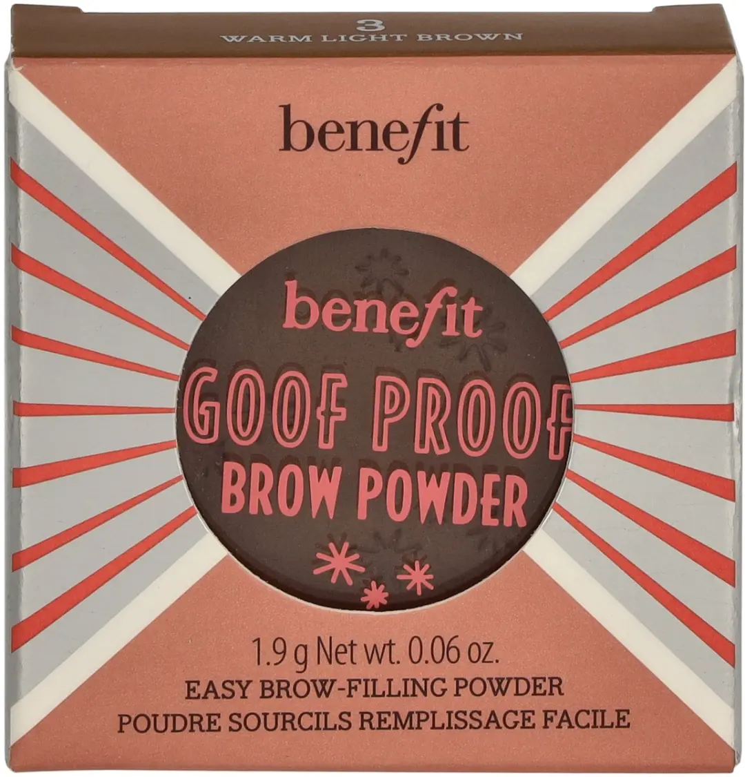 Benefit Goof Proof Brow Powder 1.9g - Warm Light Brown