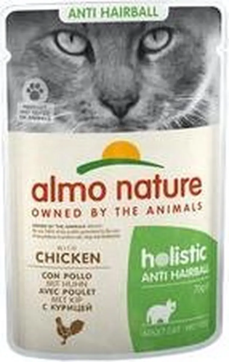 Almo Nature Anti-Hairball Natvoer 70g - Kip