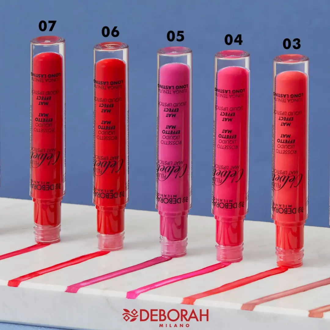 Deborah Milano Fluid Velvet Mat Lipstick 9 Purple Wine - 8ml