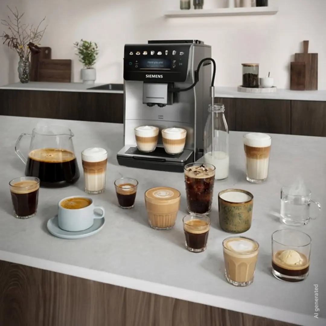 Siemens EQ600 TP605ET3 Espresso Volautomaat - RVS