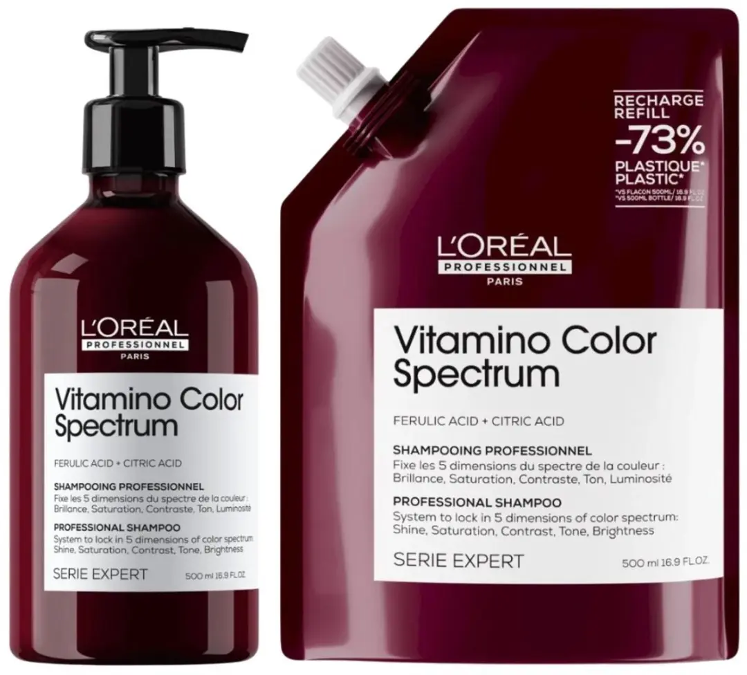 L'Oréal Professionnel Vitamino Color Spectrum Shampoo Refill Set 2x500ml